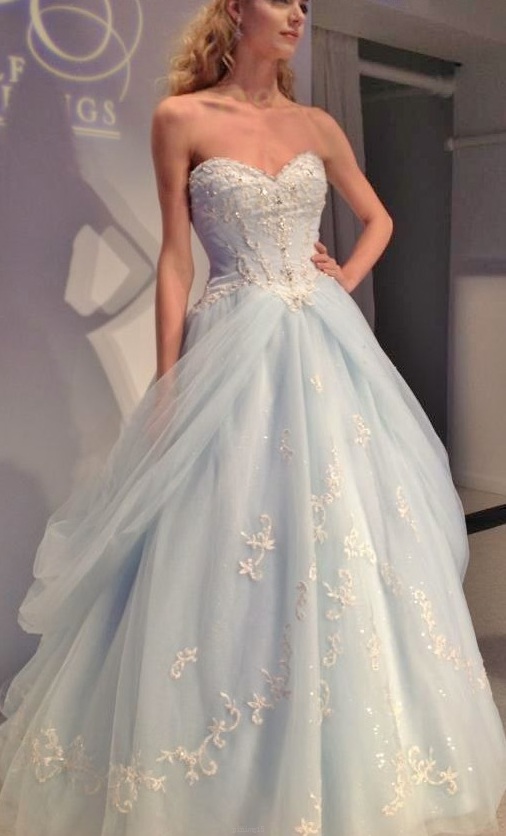 Outlet Floor-length Prom Dresses,Long Light Blue Evening Dresses With ...